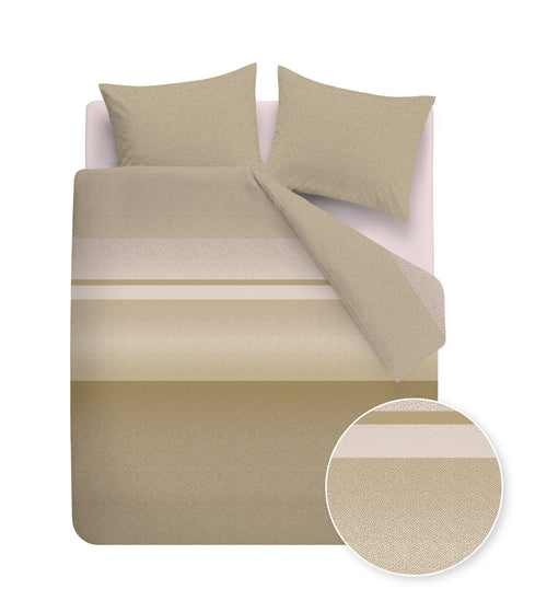 Beddinghouse Dekbedovertrek Mira - 200 x 200/220 cm - Goud