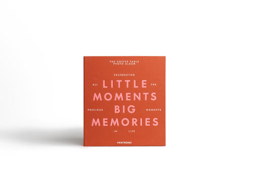 Printworks Fotoalbum - Little Moments Big Memories - Oranje - vtwonen shop