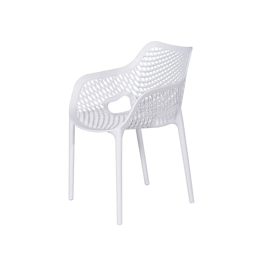 Garden Impressions tuinstoel Air XL wit kunststof set van 4 stuks - vtwonen shop