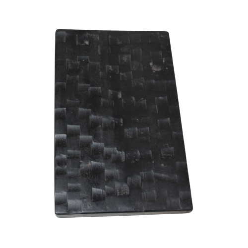 Raw materials krukje chiseled top - zwart - 40x25x20 cm - vtwonen shop