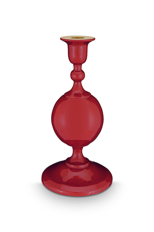 Pip Studio - Love Birds Dark Red - Kandelaar Metaal Sphere Small - 24cm