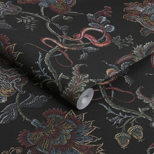 Graham & Brown Vliesbehang - Eternal Weave Black