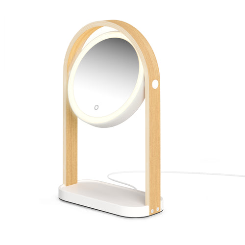 Umbra LED-spiegel voor kaptafel Belwood - 25 x 12 x 38 cm - wit/naturel