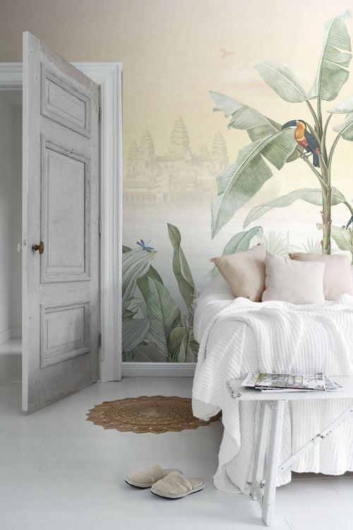 Sanders & Sanders fotobehang jungle-motief groen - 424 x 280 cm - 640778