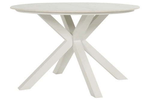 Hartman Dining Tuinset Xander - Wit Keramiek Kunststof - Ø120x75cm - vtwonen shop