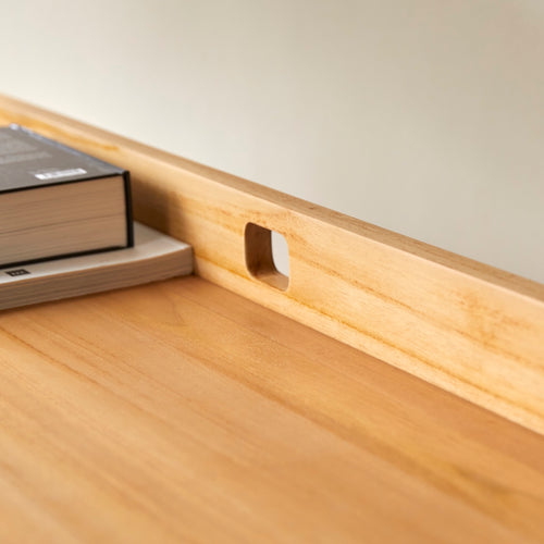 Tikamoon Vouwbureau van licht massief teakhout - Naturel - vtwonen shop