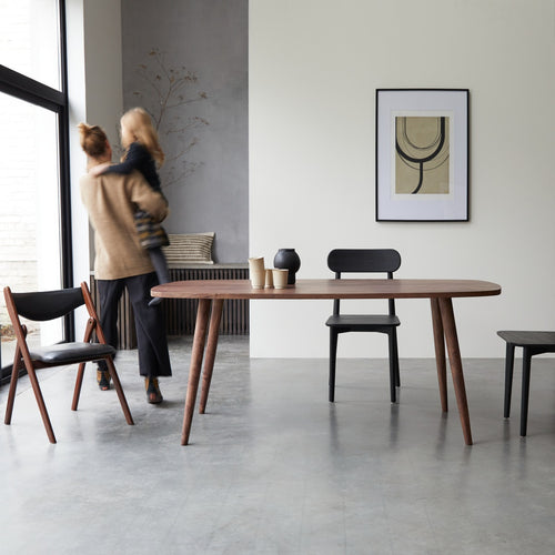 Tikamoon Eettafel van massief mangohout voor 4/6 personen - Bruin