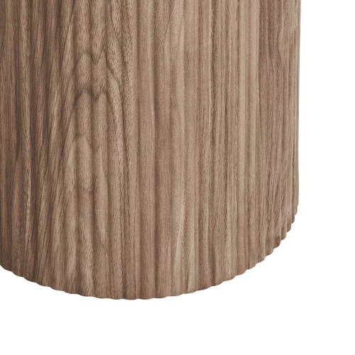 Artichok Ronda Bijzettafel Met Keramiek Blad Bruin Ø 45 cm