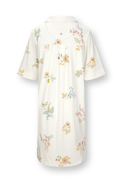 Pip Studio - Dewi Nachthemd - Dames - Blossom Chique - Wit - S - vtwonen shop