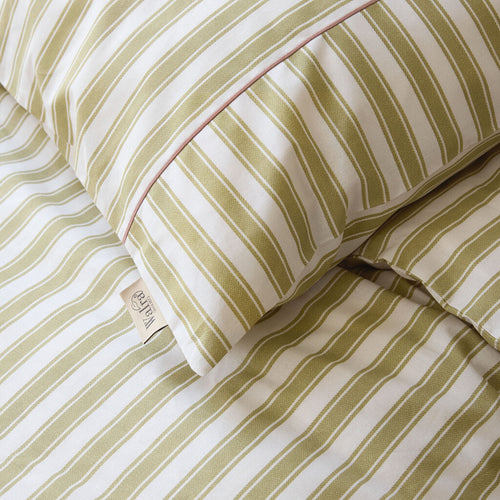 Walra - Dekbedovertrek Refined Lines - 200x220 cm - Groen