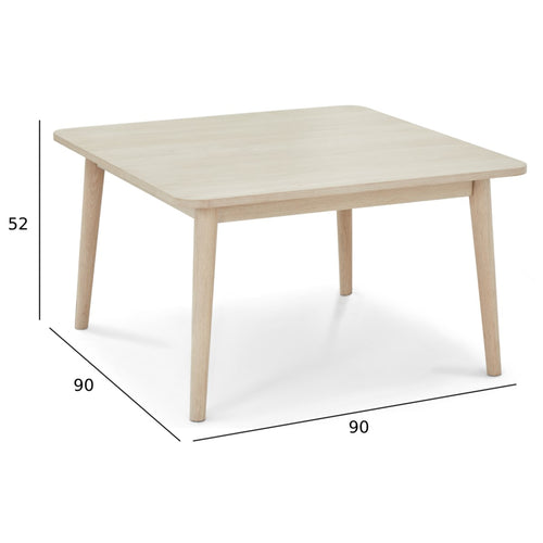 Furnhouse salontafel Nyborg - Witte olie - 90x90x52