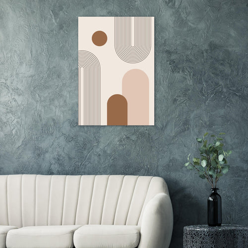 Artfulprints  Boho – Subtle geometry   poster A4 21x29.7 cm - vtwonen shop