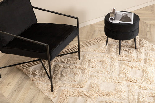 Rebellenclub Vloerkleed Nostrum - 230 x 160 cm - Beige - vtwonen shop