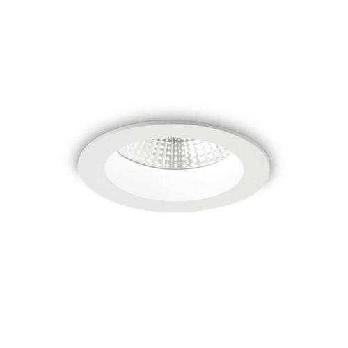 Ideal Lux Basic - LED 1 Licht Inbouwspot Wit IP44