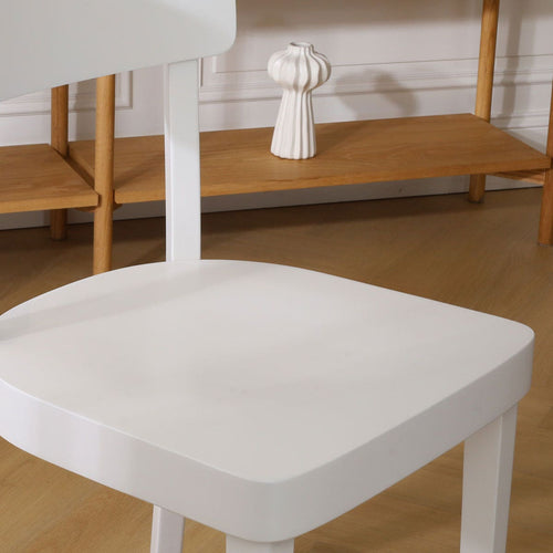 Fameg Fergus Houten Eetkamerstoel Wit - vtwonen shop