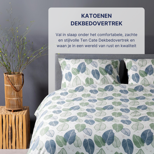 Katoenen Dekbedovertrek - Graphic Leaves
