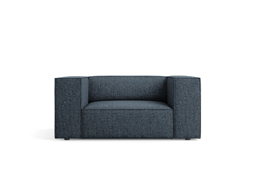 Cosmopolitan Design Fauteuil Arendal chenille, koningsblauw - 102x124x70cm