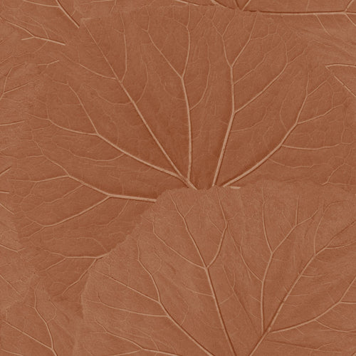 ESTAhome behang bladeren terracotta - 53 cm x 10.05 m - 139915