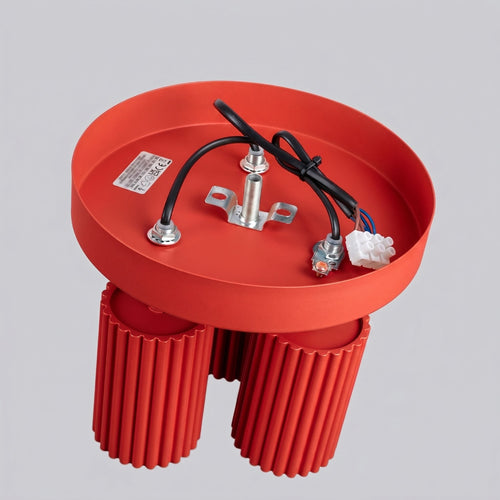 Sollux Lighting Plafondlamp KARBON 3P rood - 19,5x19,5x18cm