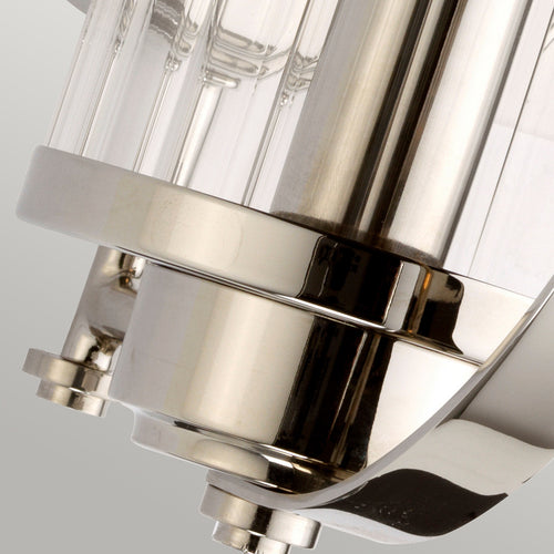 Elstead Cassie - 1 lichte wandlamp gepolijst nikkel