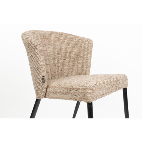 Dutchbone Georgia Eetkamerstoelen Bruin - Set van 2