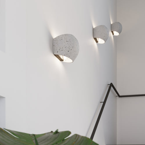 Sollux Lighting Wandlamp GLOBE beton - 18x14x14cm