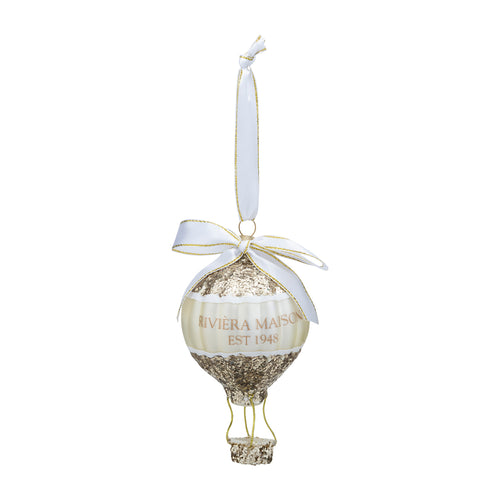 Rivièra Maison Magical Hot Air Balloon Ornament - Glas - Goud - vtwonen shop