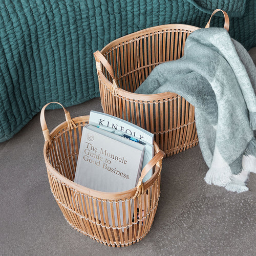 Hübsch manden Vantage - bamboe - 37x36xh29, 38x47xh33cm - vtwonen shop