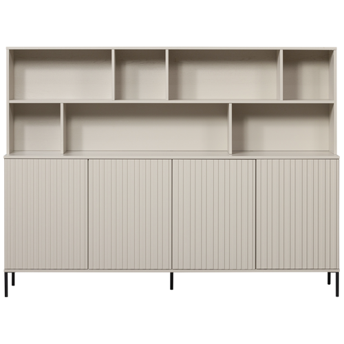 WOOOD wandkast New Gravure - Grenen - Dust - 150x200x44 - vtwonen shop