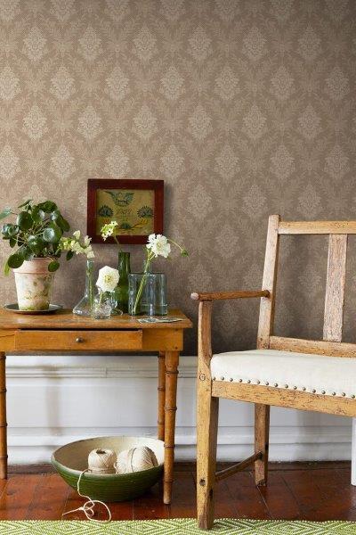 Borastapeter behang bloemen bruin - 53 cm x 10.05 m - 660072 - vtwonen shop