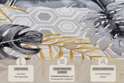 Hanse Home Flair In- und Outdoor Carpet Gold Leaves 160x235 cm - vtwonen shop