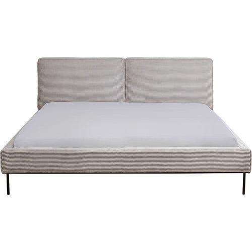 Kare Design Bed East Side Cord - grijs - 160x200cm - vtwonen shop