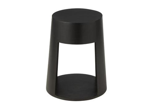 J-Line bijzettafel Drawn - hout/mdf - zwart