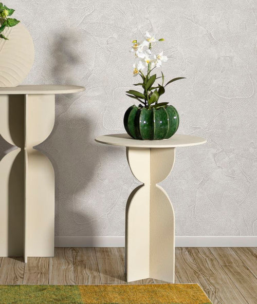 Mauro Ferretti bijzettafel - Ø 45x58 cm - crème