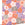 ESTAhome behang bloemen in Matisse stijl blauw en roze - 50 x 900 cm - 131006