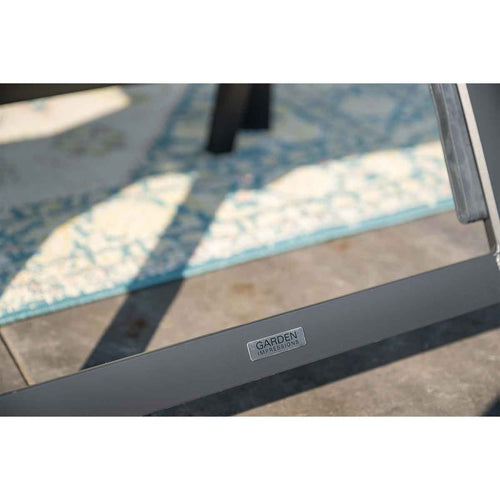 Garden Impressions tuinset Santana - Adana - donker grijs - 220x100 cm - 7-delig