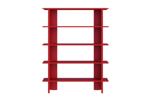 noo.ma HES Boekenkast - Tomato Red - vtwonen shop