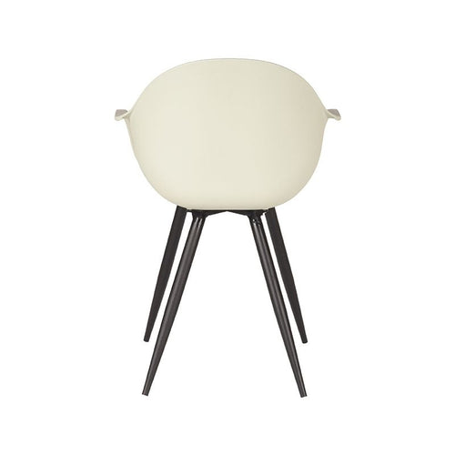 LABEL51 Eetkamerstoel Luca - Beige Kunststof - Set van 2 - vtwonen shop