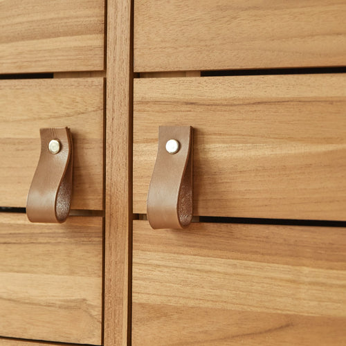 Tikamoon Dressoir van massief teakhout 110 cm - Naturel
