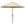 Manilla parasol - Ø250 cm - carbon black - taupe
