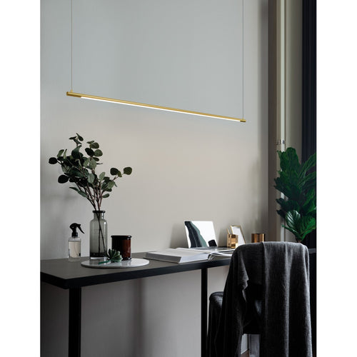 Merano Albuquerque Bar Hanglamp Plafondlamp Messing Goud Aluminium LED 20W 1400Lm 3000K