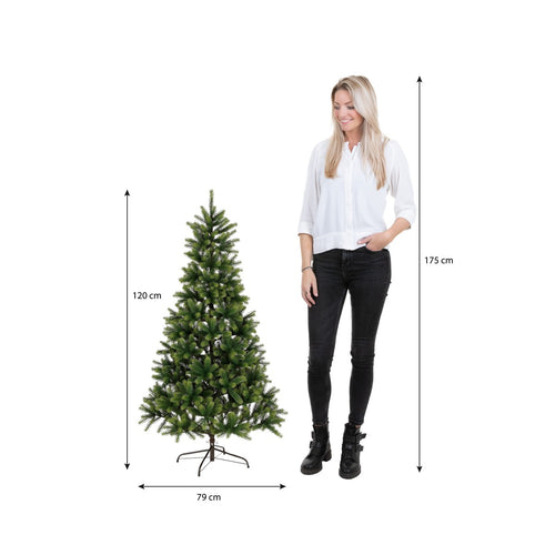 Black Box Trees Nagoya Kunstkerstboom - Kerstboom H120 x Ø79 cm - Groen