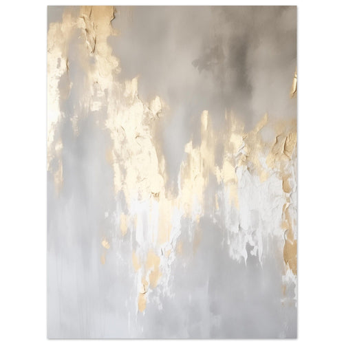 Artfulprints  Abstract - Golden touch   poster A4 21x29.7 cm - vtwonen shop