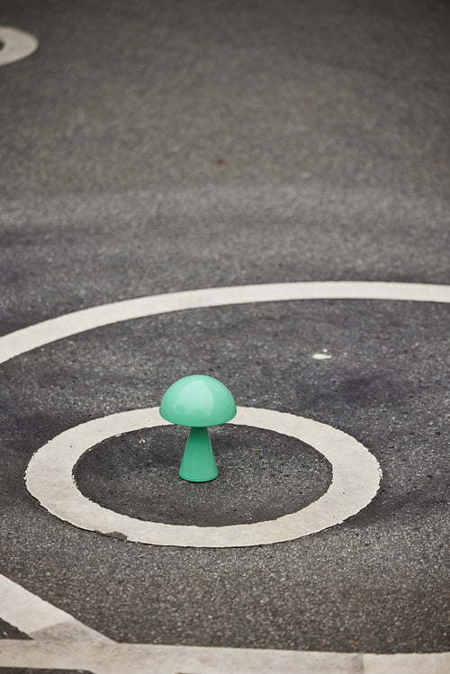 Hübsch draagbare lamp Mush - ijzer/polycarbonaat - ø15xh20cm led - vtwonen shop