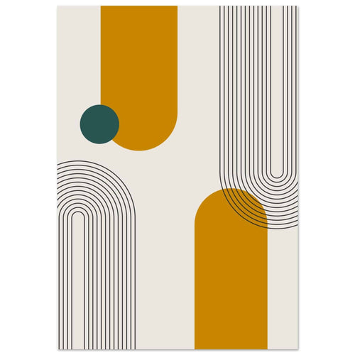 Artfulprints  Boho – Path and form   poster 70x100 cm - vtwonen shop