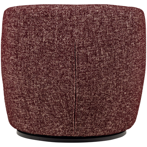 WOOOD draaifauteuil Serra - Melange Stof - Bordeauxrood - 68x70x77 - vtwonen shop