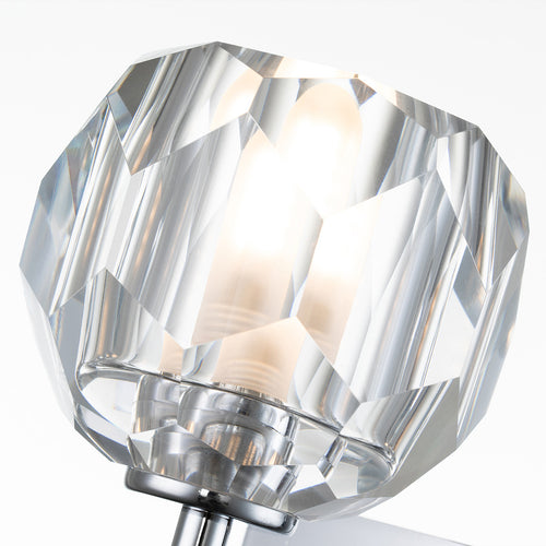 Elstead Quoizel Regalia Wandlamp Gepolijst Chroom, 3000K, IP44