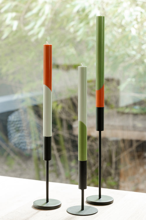 Originalhome dinerkaarsen diagonaal Eden - 30 cm - set van 3 - vtwonen shop