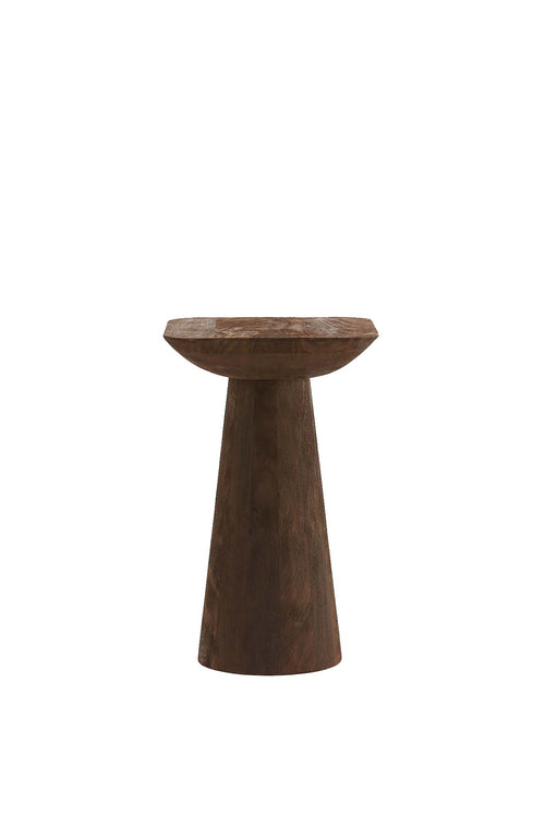 Light & Living bijzettafel DEGO - Ø33x53cm - bruin
