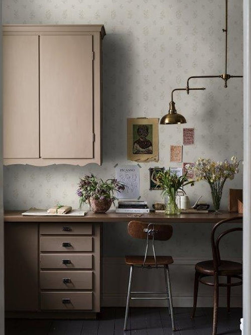 Borastapeter behang bloemen lichtbeige - 53 cm x 10.05 m - 660272 - vtwonen shop